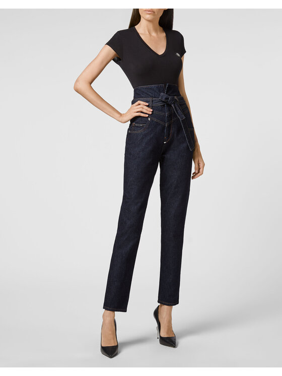 PHILIPP PLEIN PHILIPP PLEIN Jeansy 10959 Světle modrá