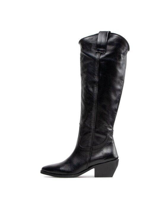 Simple Simple Western csizmák SL-15-02-000093 Fekete