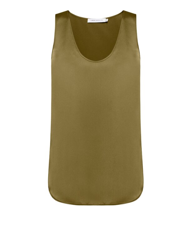 Simona Corsellini Simona Corsellini Canottiera to00201-v0726 Verde Regular Fit
