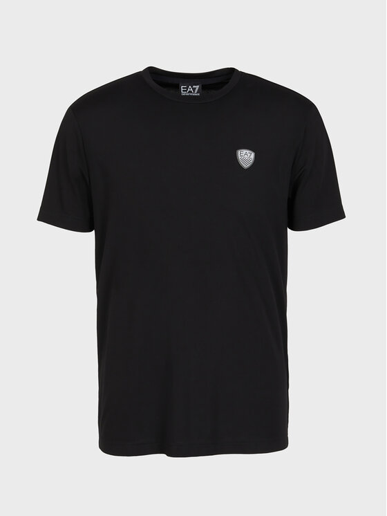 EA7 Emporio Armani EA7 Emporio Armani T-Shirt 8NPT16 PJRGZ 1200 Czarny Regular Fit