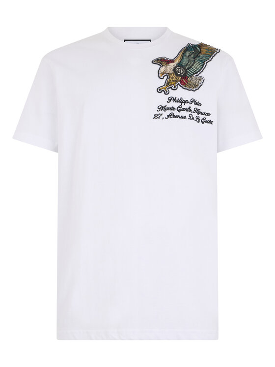 PHILIPP PLEIN PHILIPP PLEIN T-Shirt 29170 Biały Regular Fit