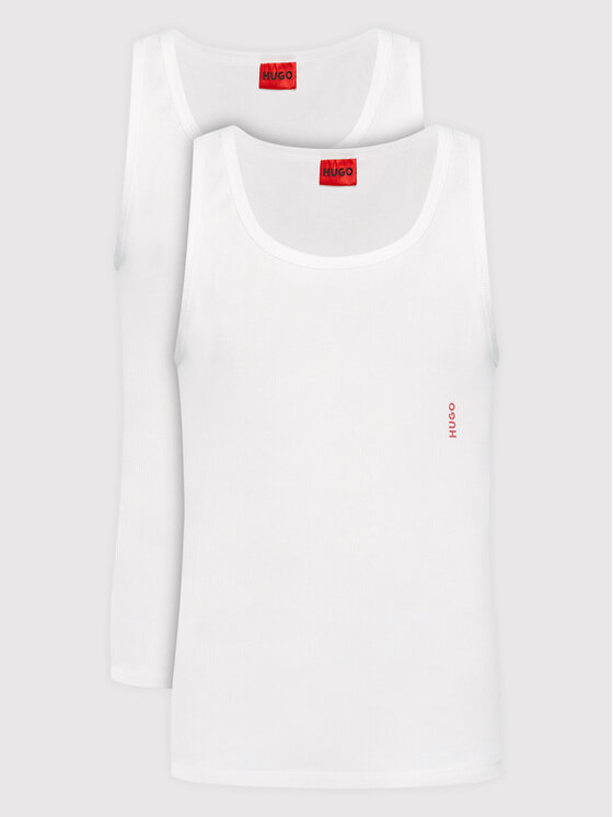 HUGO HUGO Комплект потници без ръкави 50469778 Бял Slim Fit