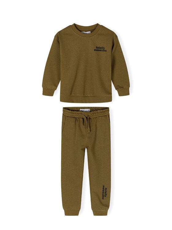 MINOTI MINOTI Bluza 23fleece129 Brązowy Regular Fit