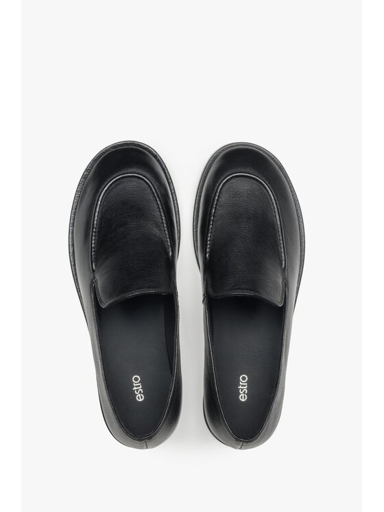 Estro Estro Μοκασίνια ER00118012 Μαύρο