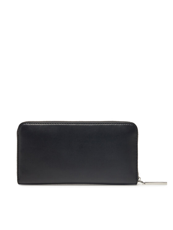 Calvin Klein Calvin Klein Portafoglio grande da donna Embossed Logo Large Zip Around K60K612952 Nero