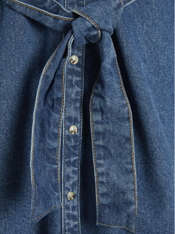 JJXX JJXX Džínové šaty Thalia 12213785 Modrá Regular Fit