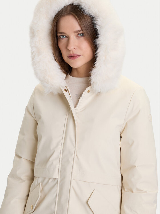 Rinascimento Rinascimento Télikabát CFC0122158003 Ekru Regular Fit