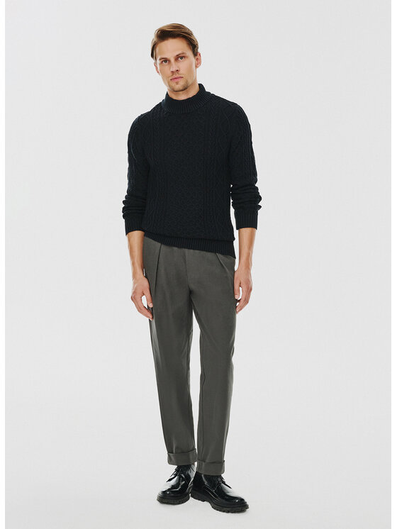 Pako Lorente Pako Lorente Sweter P24WF-2X-024 Czarny Classic Fit