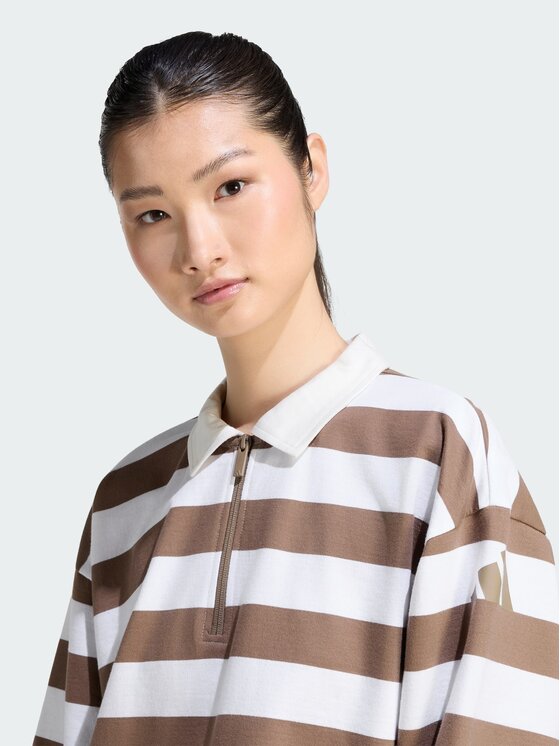 adidas adidas Polo 165110 Beżowy Loose Fit