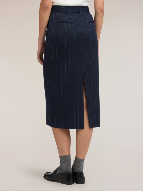 Motivi Motivi Spódnica midi 1010Q001309N0Z4 Niebieski Slim Fit