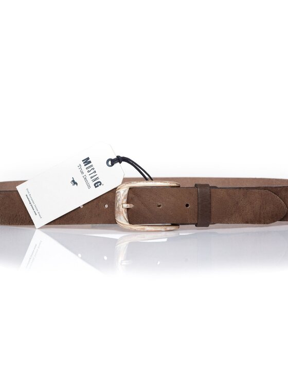 Mustang Mustang Pasek Męski BELT Brązowy