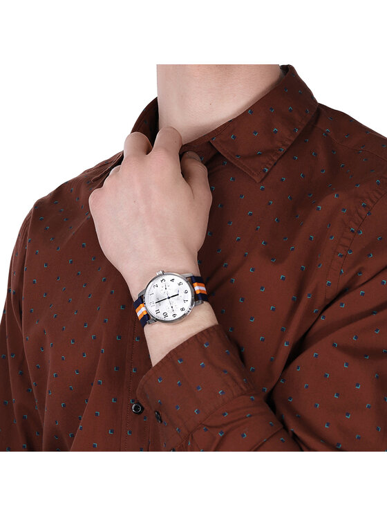 Guess Guess Hodinky W0975G2 Modrá