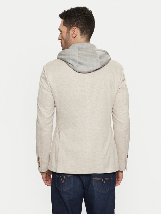 JOOP! JOOP! Marynarka 17 JB-80Havardy-J12 30045045 Beżowy Slim Fit