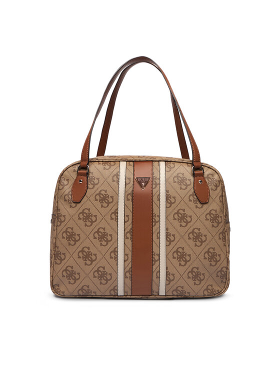 Guess Guess Τσάντα Σαββατοκύριακου Erenia Travel TWSO78 38916 Μπεζ