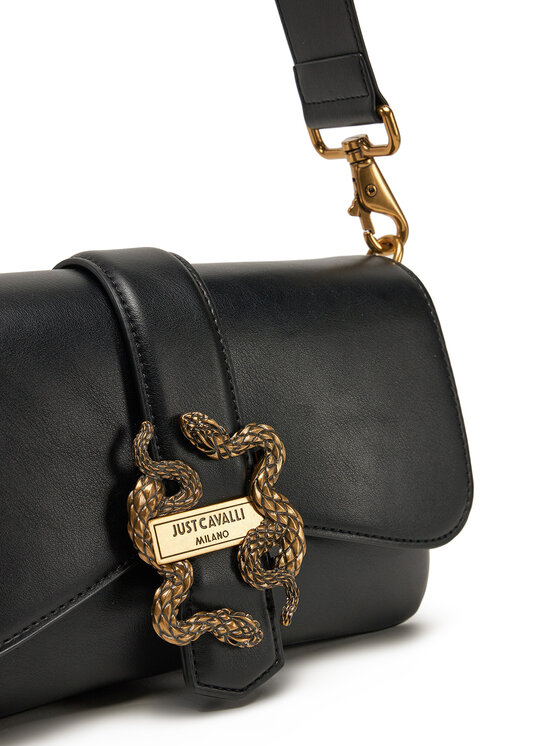 Just Cavalli Just Cavalli Τσάντα Iconic Snakes 78RA4BA8 ZSA89 Μαύρο