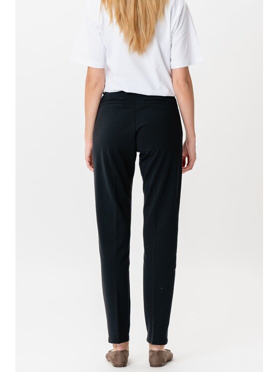 TeeShoppen TeeShoppen Spodnie garniturowe 'Perform Collection' Granatowy Regular Fit