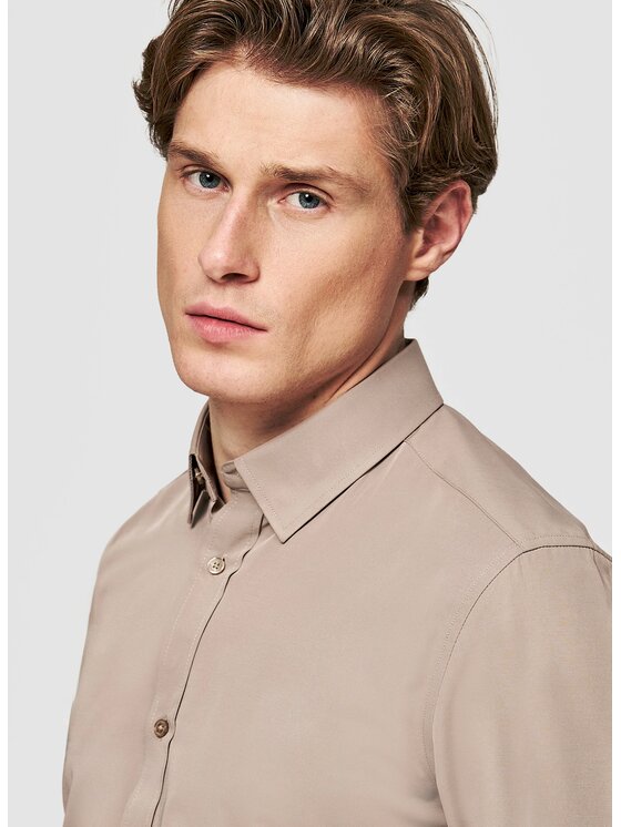 Pako Lorente Pako Lorente Koszula P26SF-1X-008 Brązowy Slim Fit