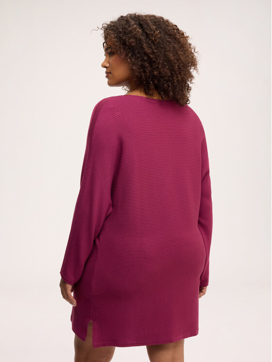 Fiorella Rubino Fiorella Rubino Sweter M216E002236N029 Bordowy Over Fit