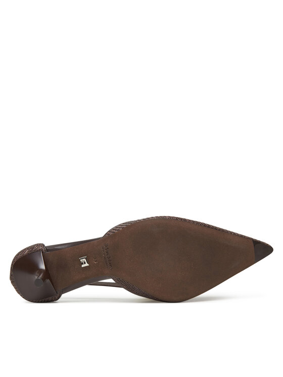 Max Mara Max Mara Szpilki Strawpump 2514521312600 Brązowy