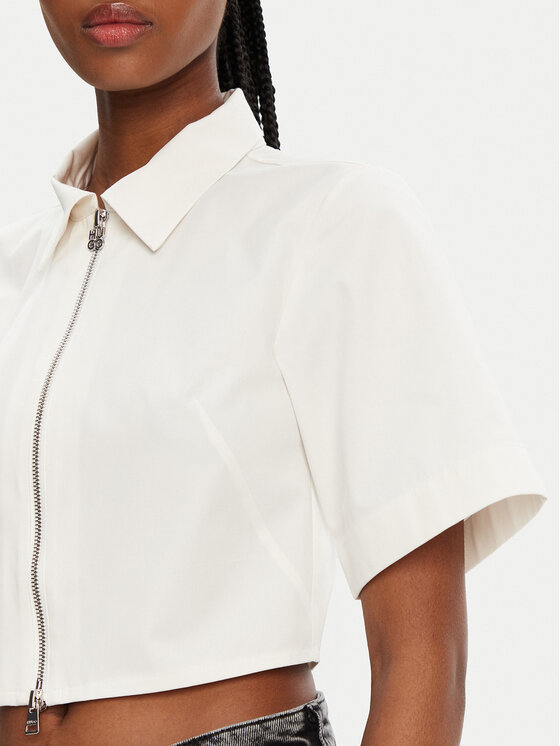 HUGO HUGO Krekls Evianne 50531546 Balts Regular Fit