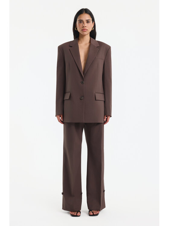 BENU BENU Marynarka AW25 Brązowy Regular Fit