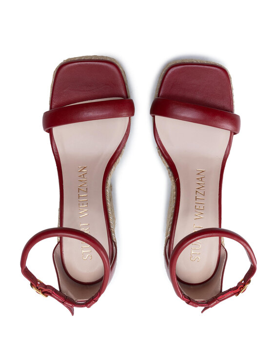 Stuart Weitzman Stuart Weitzman Espadrile Nudist Espadril Wedge S0996 Crvena