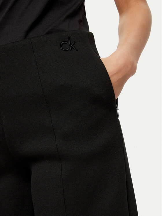 Calvin Klein Calvin Klein Spodnie materiałowe K20K207947 Czarny Relaxed Fit