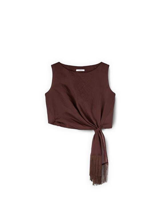 Motivi Motivi Blusa 2094Q002004N022 Marrone Regular Fit