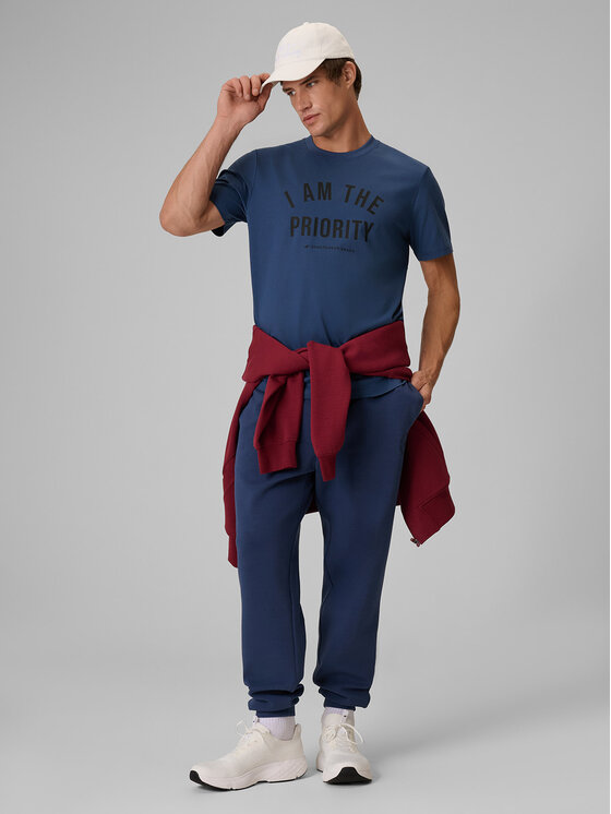 4F 4F T-Shirt CITY FORM Granatowy Regular Fit