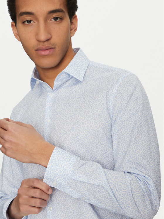 Calvin Klein Calvin Klein Cămașă K10K114314 Albastru celest Slim Fit