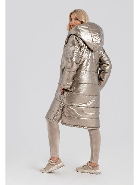 Look Made With Love Look Made With Love Kurtka zimowa Amber Look 936 Złoty Feminine Fit