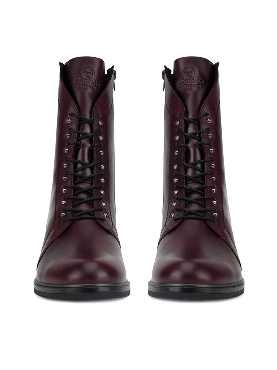 Remonte Remonte Škornji D8380-35 Bordo rdeča