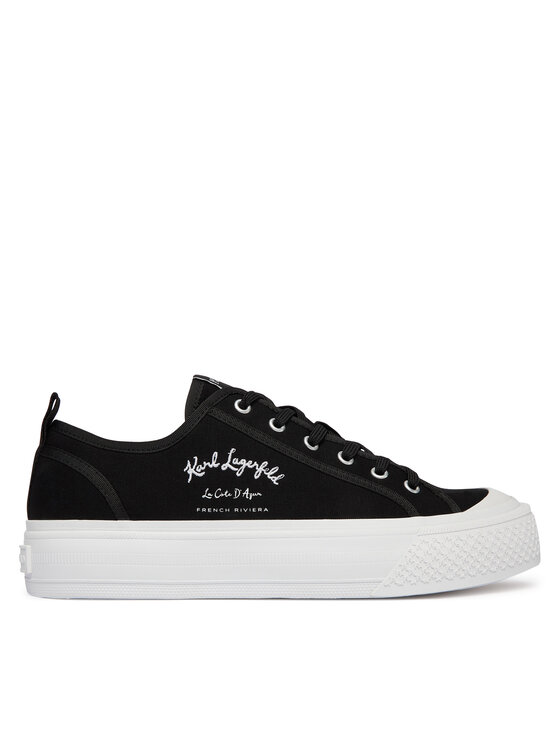 KARL LAGERFELD KARL LAGERFELD Tornacipő Kampus Max V KL50523 Fekete