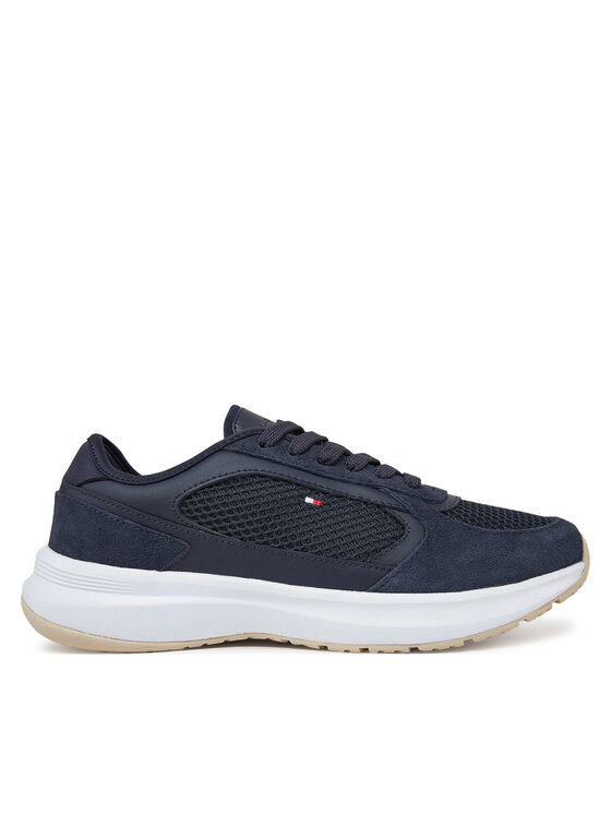 Tommy Hilfiger Tommy Hilfiger Sneakersy Sporty Runner FW0FW08644 Granatowy