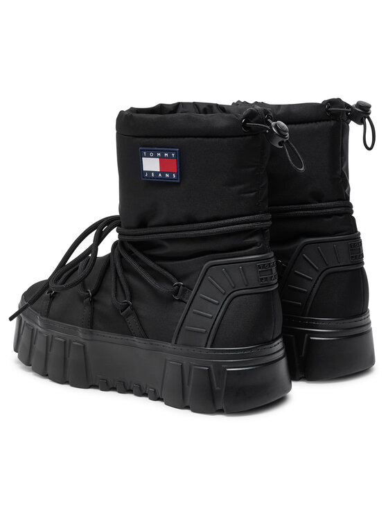 Tommy Jeans Tommy Jeans Μπότες Χιονιού EN0EN02601 Μαύρο
