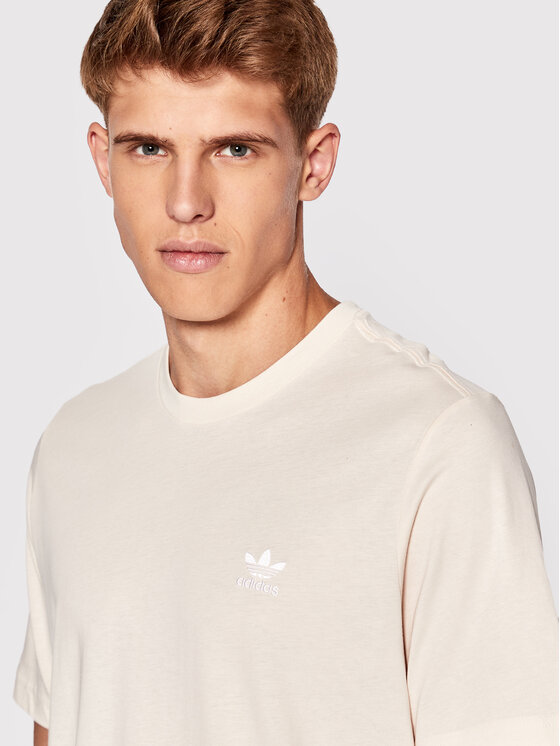adidas adidas Тишърт adicolor Essentials Trefoil HE7194 Бежов Regular Fit
