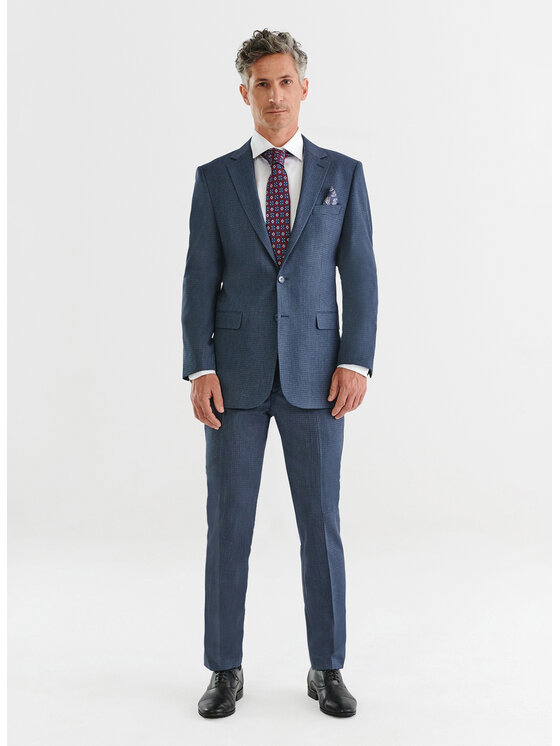 Pako Lorente Pako Lorente Marynarka P23WF-3G-004 Granatowy Slim Fit