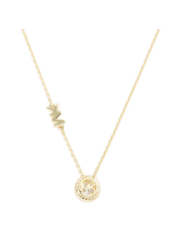 Michael Kors Michael Kors Ogrlica Pave Halo Necklace MKC1208AN710 Zlatna