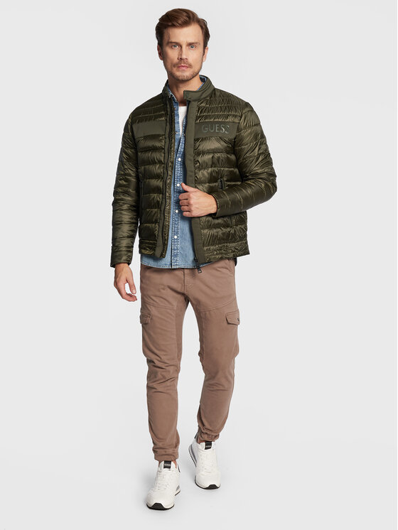 Giubbotto piumino M2BL18 WEYY2 Verde Regular Fit