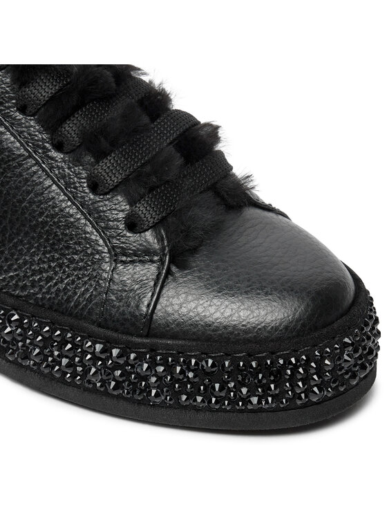 Le Silla Le Silla Sneakersy Andrea Fod 1633T020M1LLBUK933 Czarny