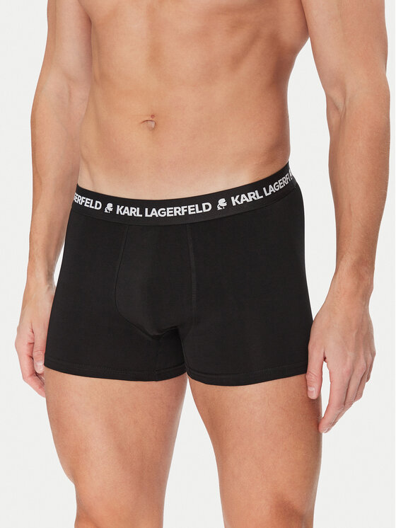 KARL LAGERFELD KARL LAGERFELD Set di 3 boxer A1M47021 Nero