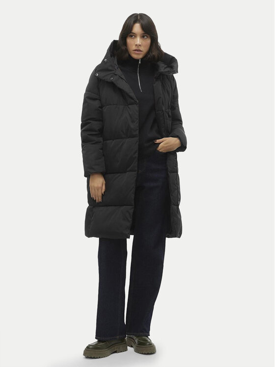Vero Moda Vero Moda Zimné bundy Stella 10300030 Čierna Loose Fit