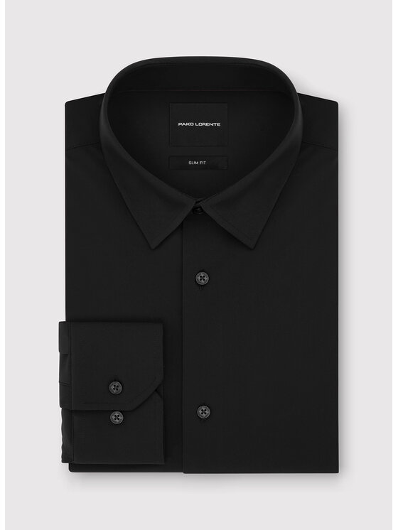Pako Lorente Pako Lorente Koszula P26SF-1X-010 Czarny Slim Fit
