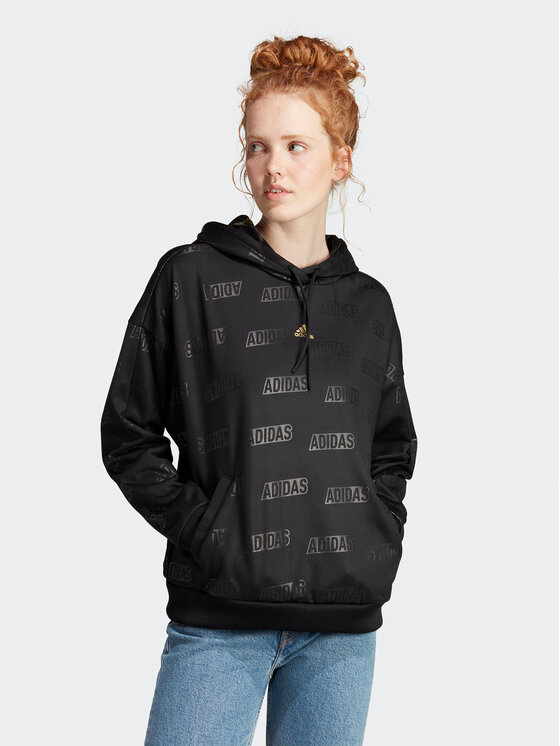 adidas Jopa Embossed Monogram IM2586 Črna Loose Fit
