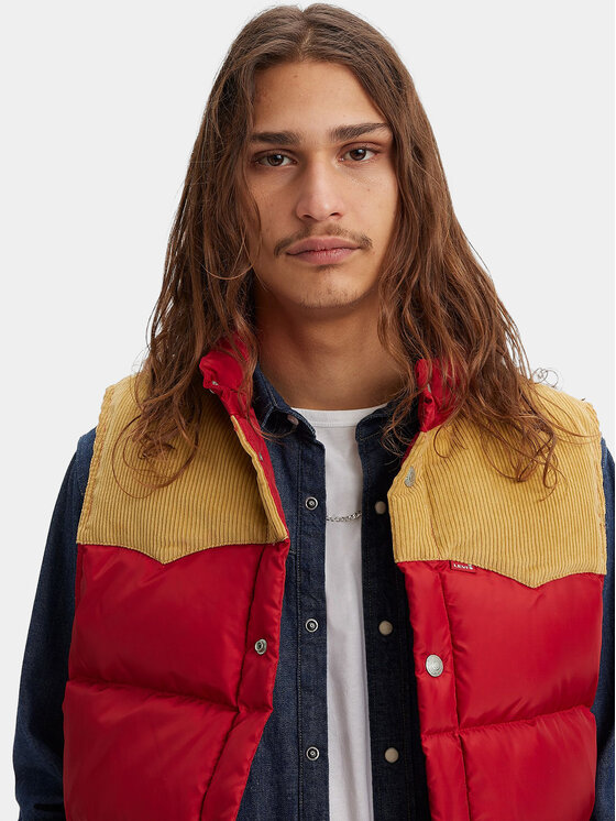 Levi's® Levi's® Ujjatlan Western Super Puffer A5634-0003 Piros Regular Fit