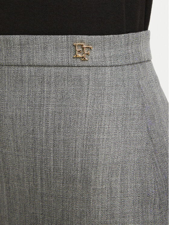 Elisabetta Franchi Elisabetta Franchi Спідниця-олівець GO-254-67E2-V320 Сірий Fitted Fit