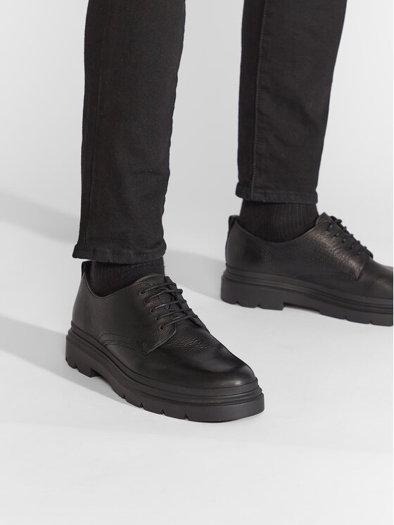 Calvin Klein Scarpe basse Lace Up Derby HM0HM00662 Nero