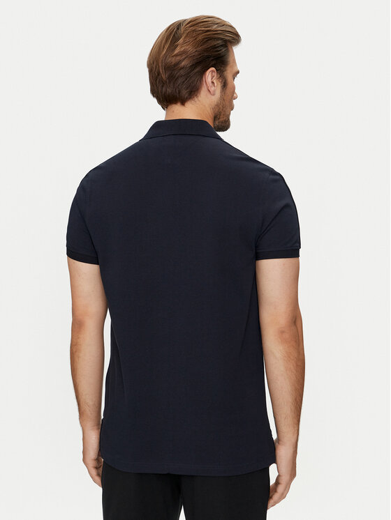 Tommy Hilfiger Poloshirt Shadow MW0MW35616 Dunkelblau Regular Fit 