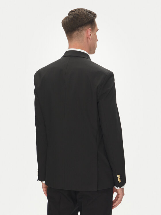 KARL LAGERFELD KARL LAGERFELD Sako 155102 552037 Čierna Slim Fit