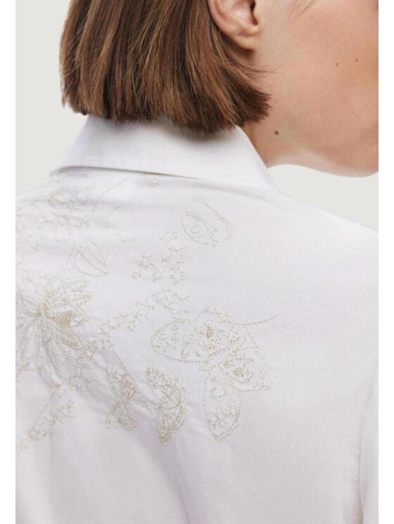 Desigual Desigual Camicia CAM_BROIDFLO Bianco Classic Fit
